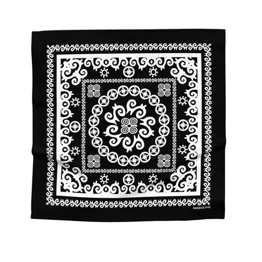 Luxury unisex adinkra bandana - Adinkra I by Randolphe