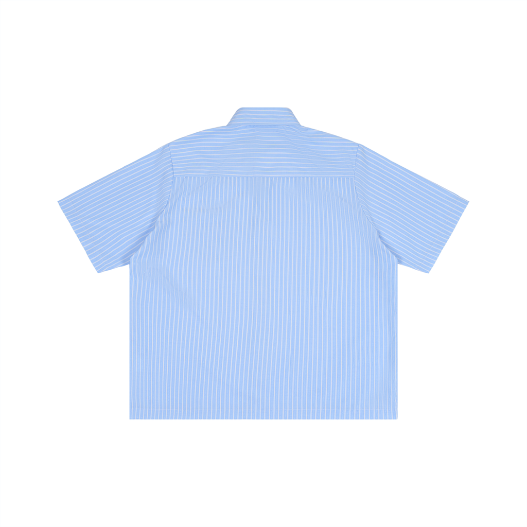 Striped Boxy Short Sleeve Shirt