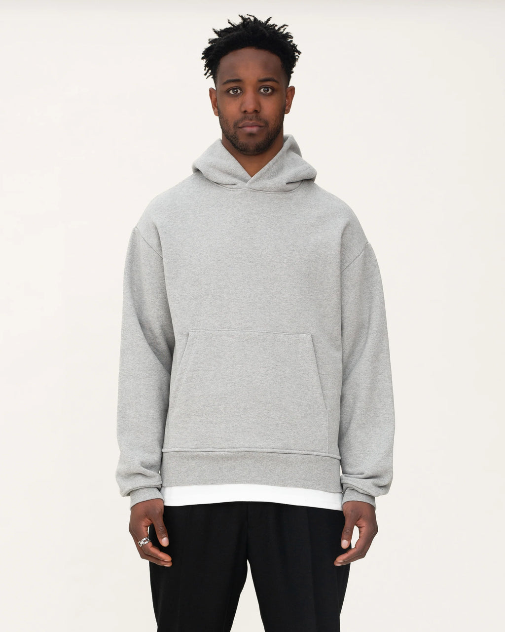 CLASSIC HOODIE - Grey melange