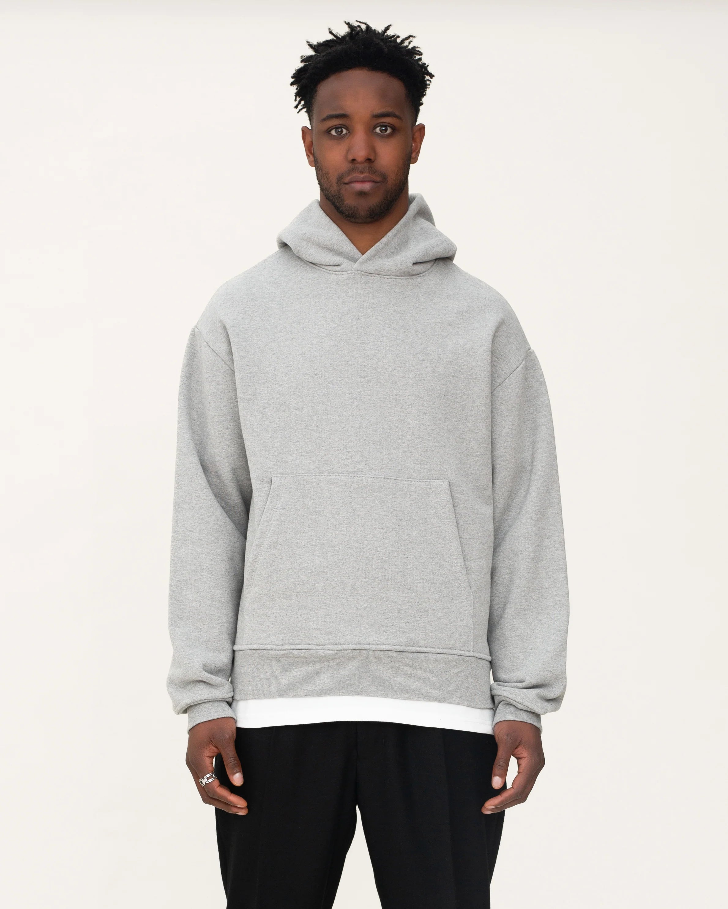 CLASSIC HOODIE - Grey melange