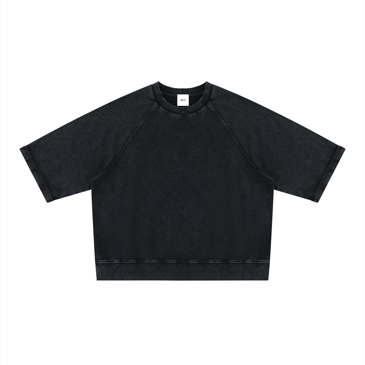 Unisex Vintage Wash Boxy Short Sleeve Sweatshirt