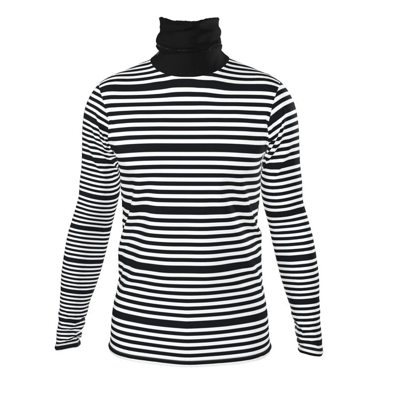 Mens Slim Fit Roll Neck II