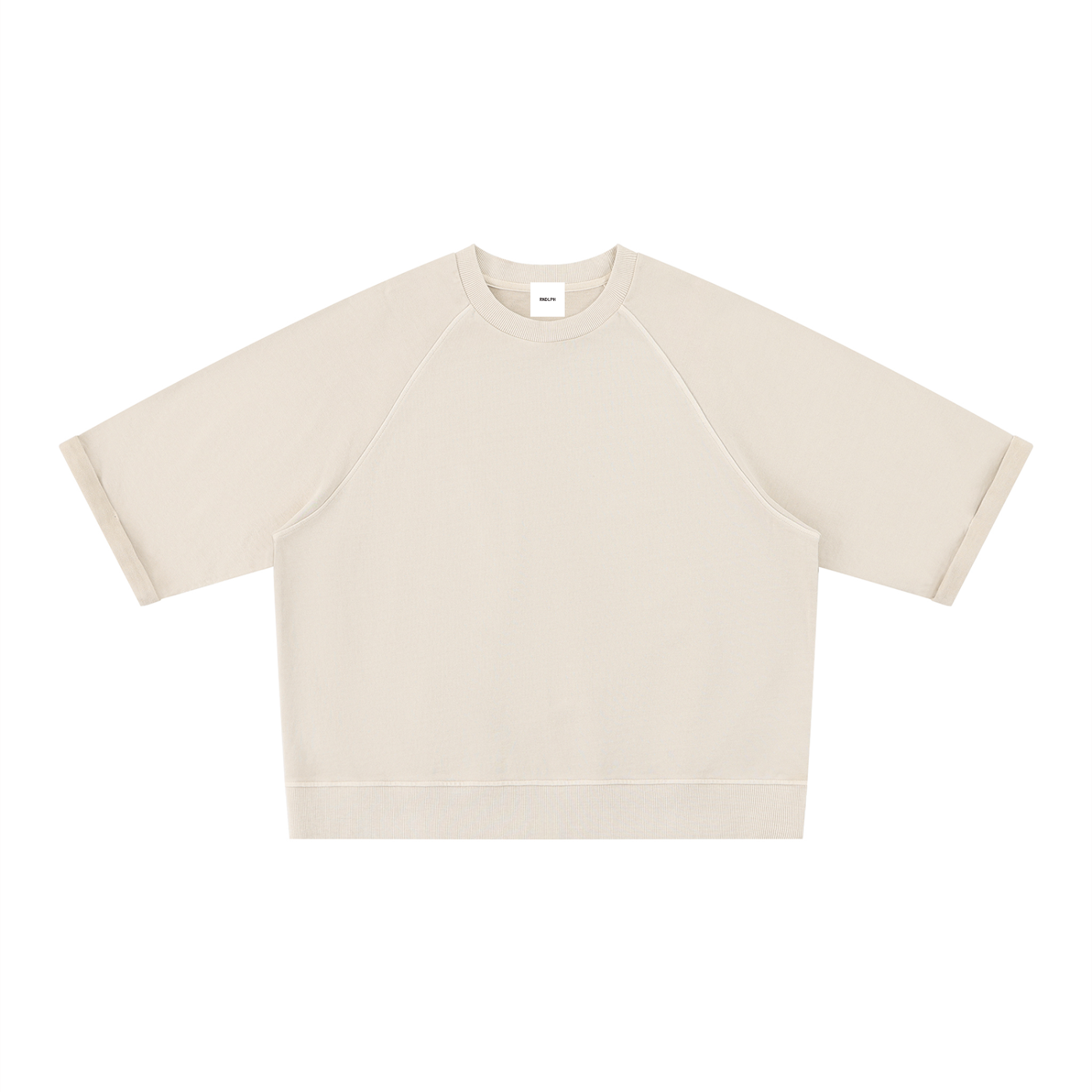 Unisex Vintage Wash Boxy Short Sleeve Sweatshirt