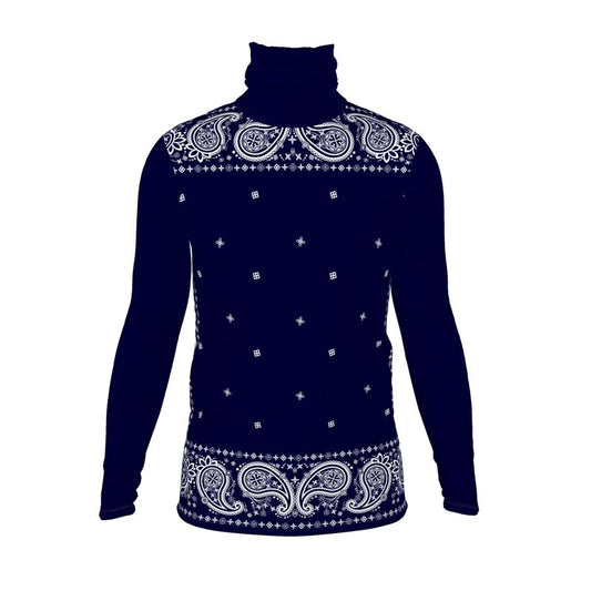 Slim Fit Roll Neck midnight blue