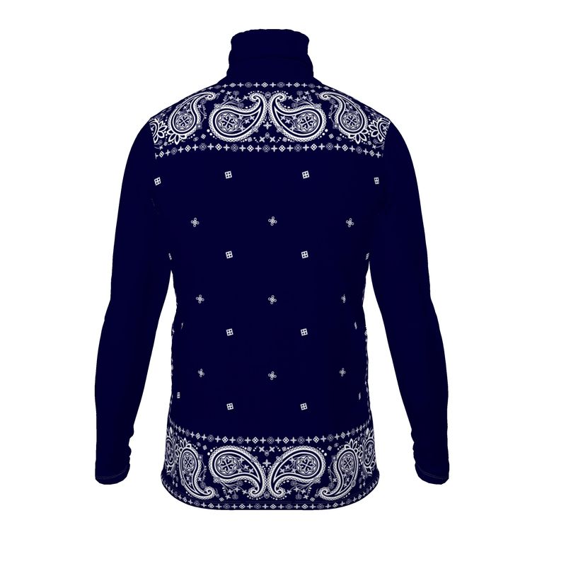 Slim Fit Roll Neck midnight blue