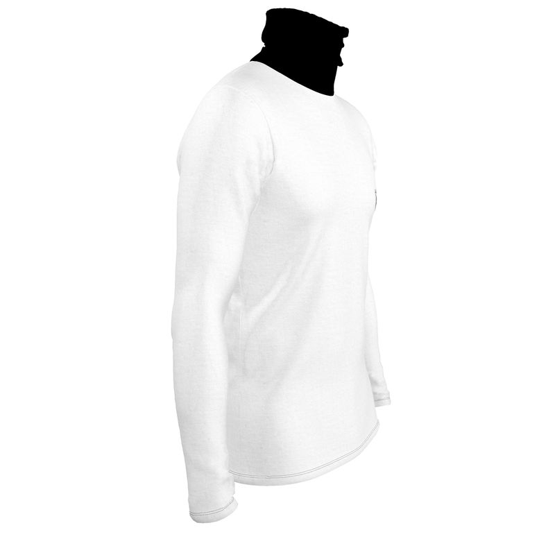 Mens slim fit footgolf roll neck