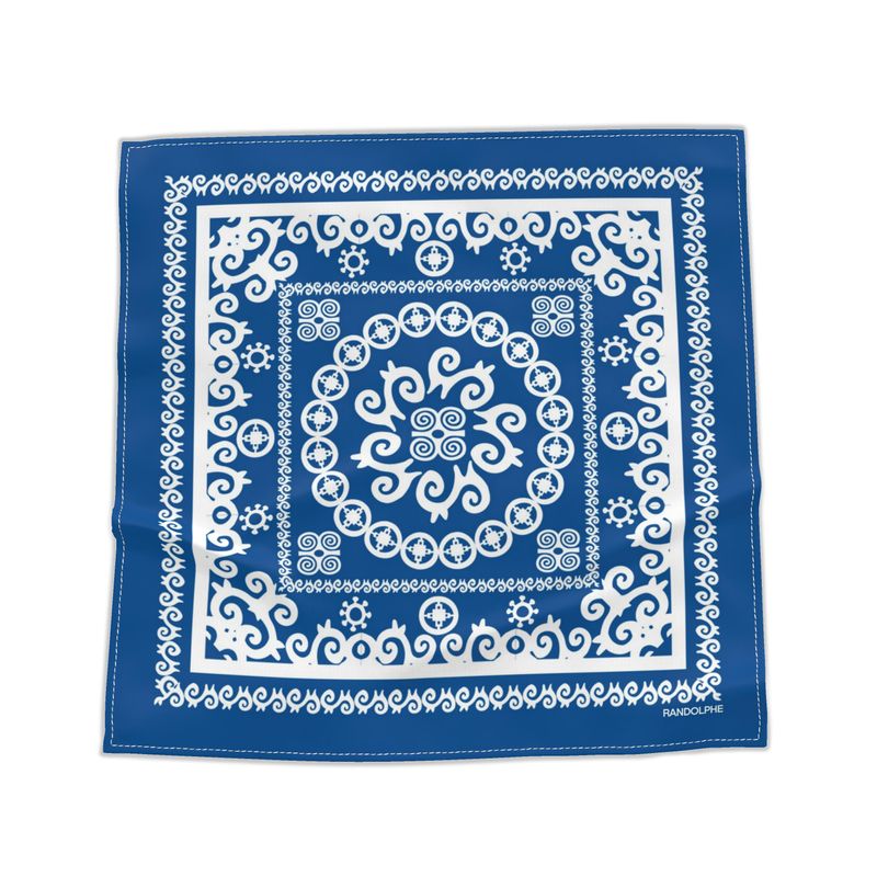luxury Bandana ocean blue