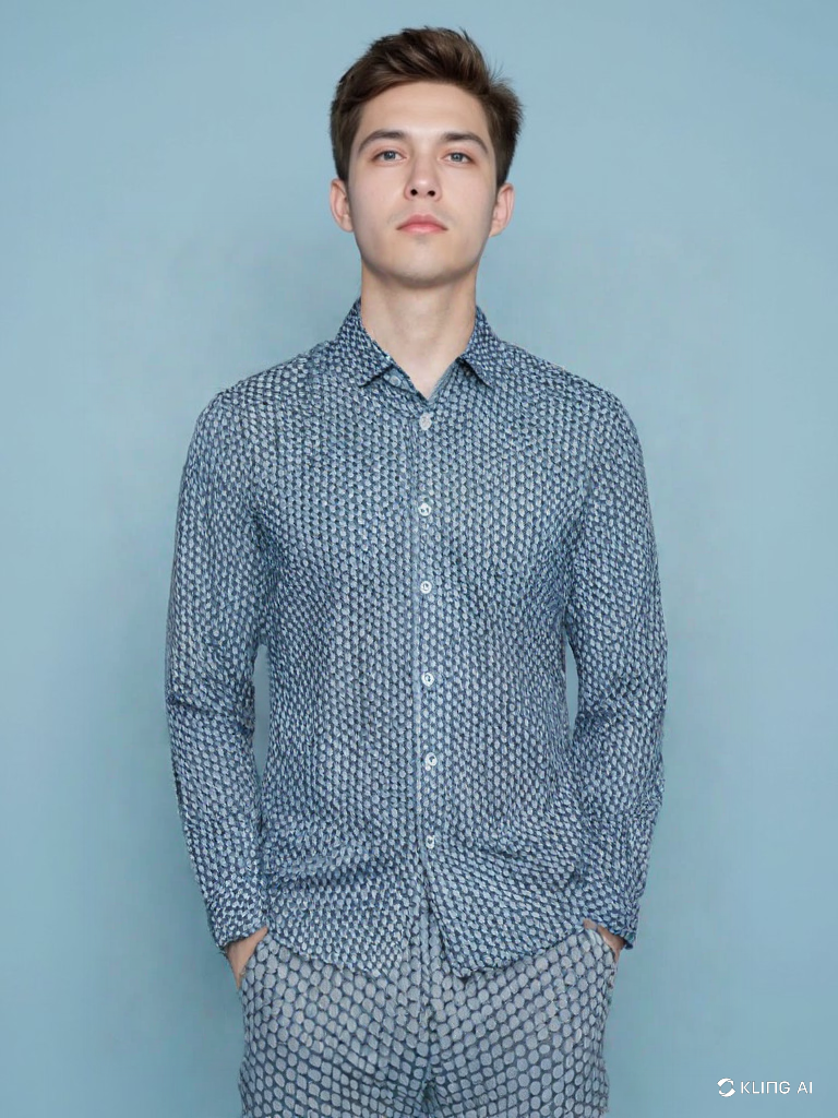 Luxury Pyjama Shirt - biribi wosoro pattern