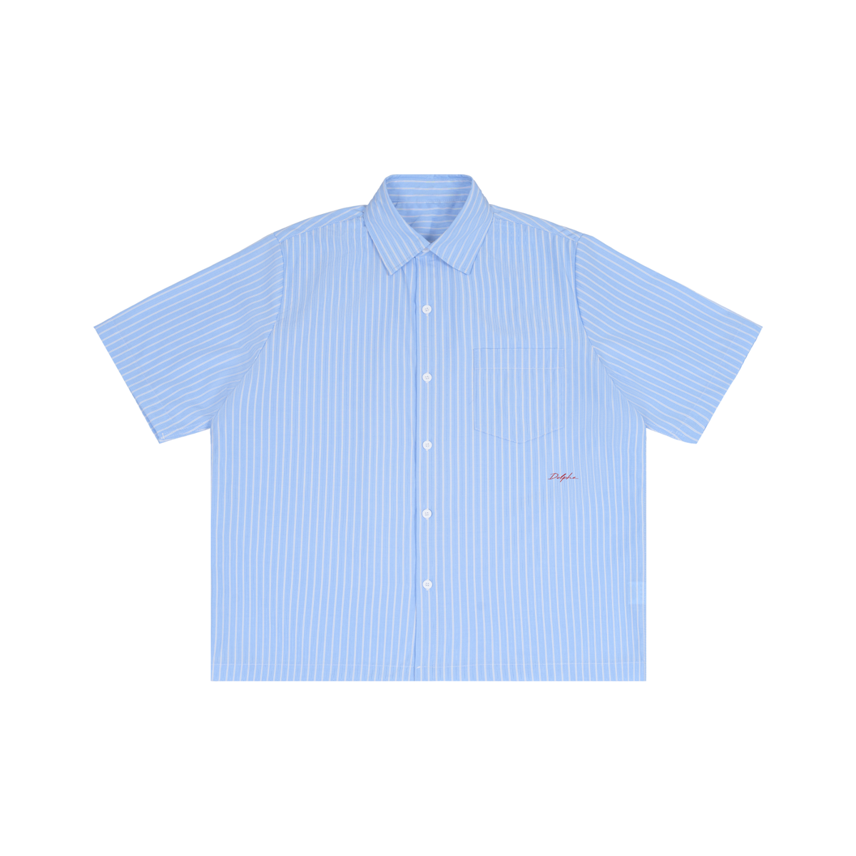 Striped Boxy Short Sleeve Shirt
