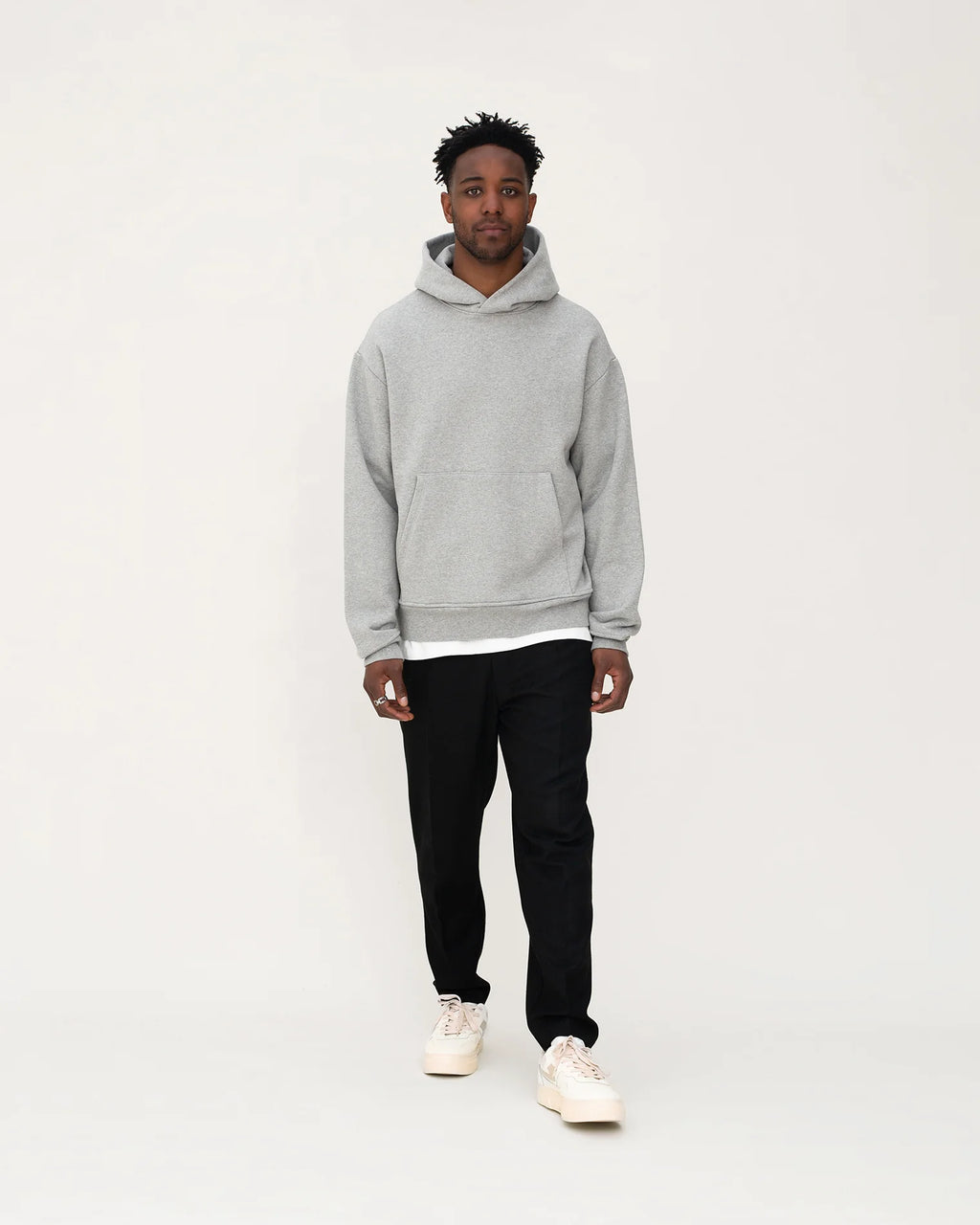 CLASSIC HOODIE - Grey melange
