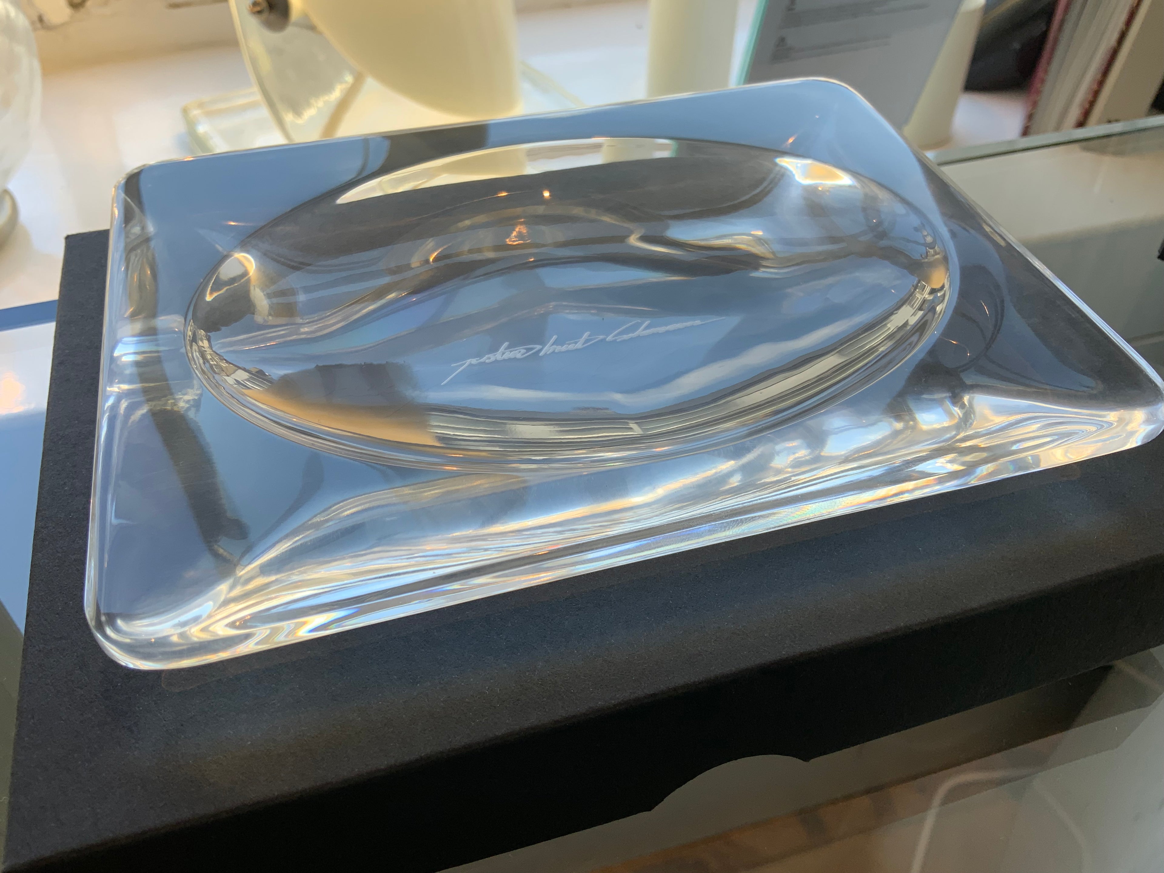 AC II Tableware by Justus Knut Schomann, Post-Modern Acrylic Tray