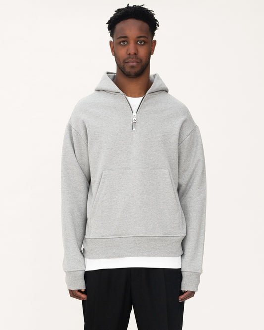 Classic Half zip hoodie - Grey