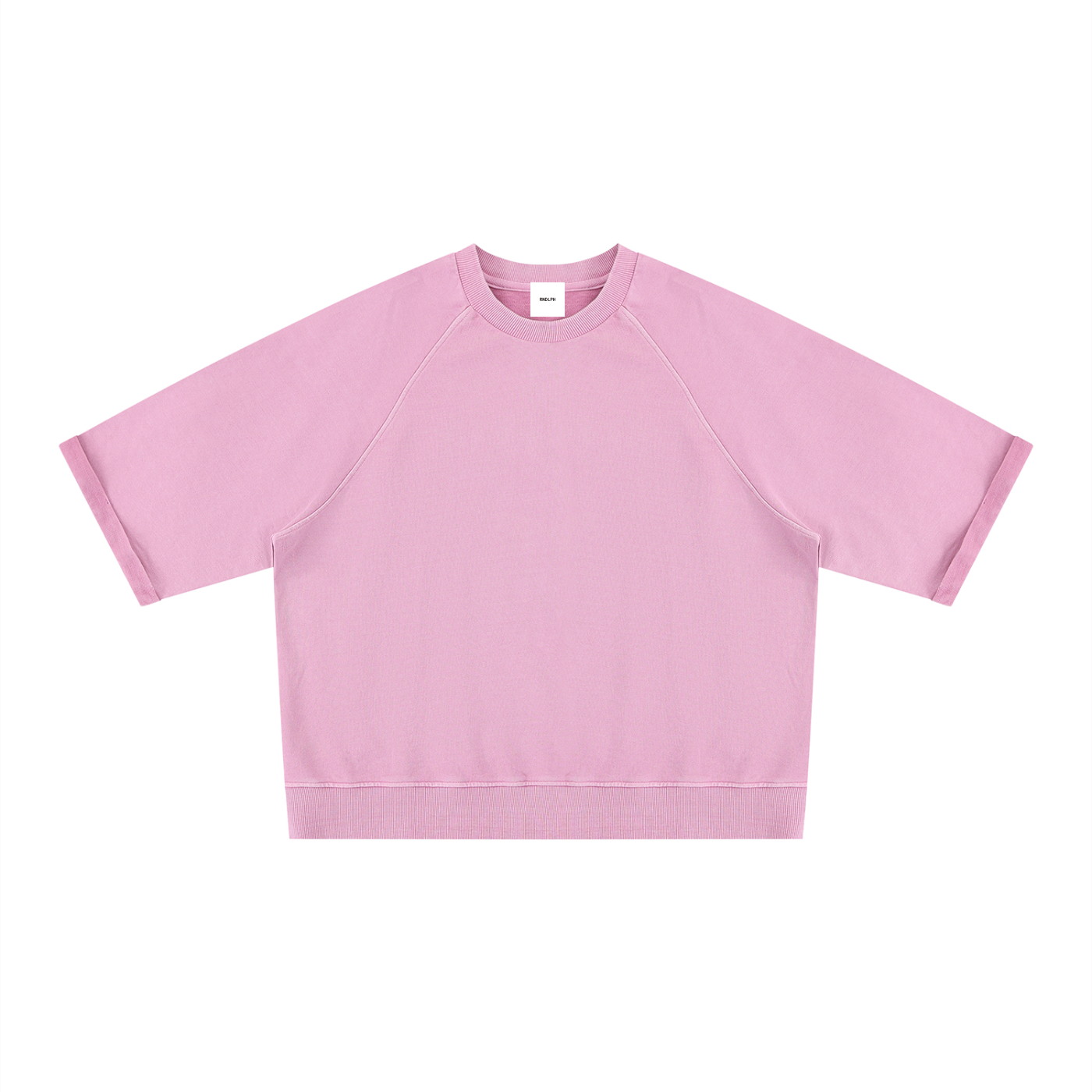 Unisex Vintage Wash Boxy Short Sleeve Sweatshirt