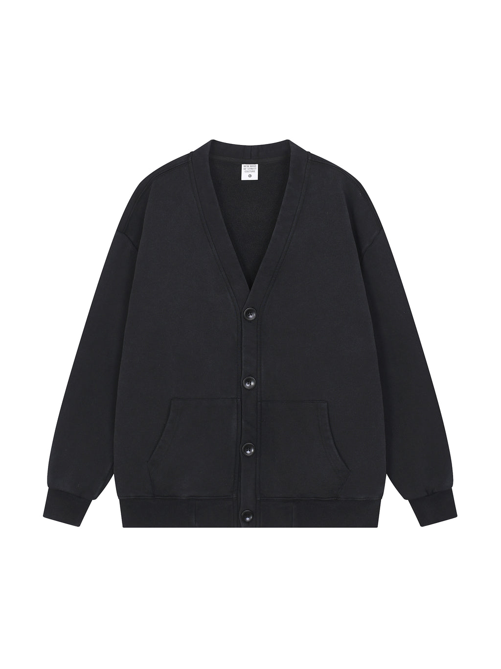 Snow Washed Sweat Cardigan