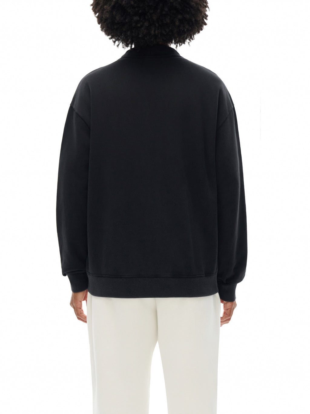 Snow Washed Sweat Cardigan